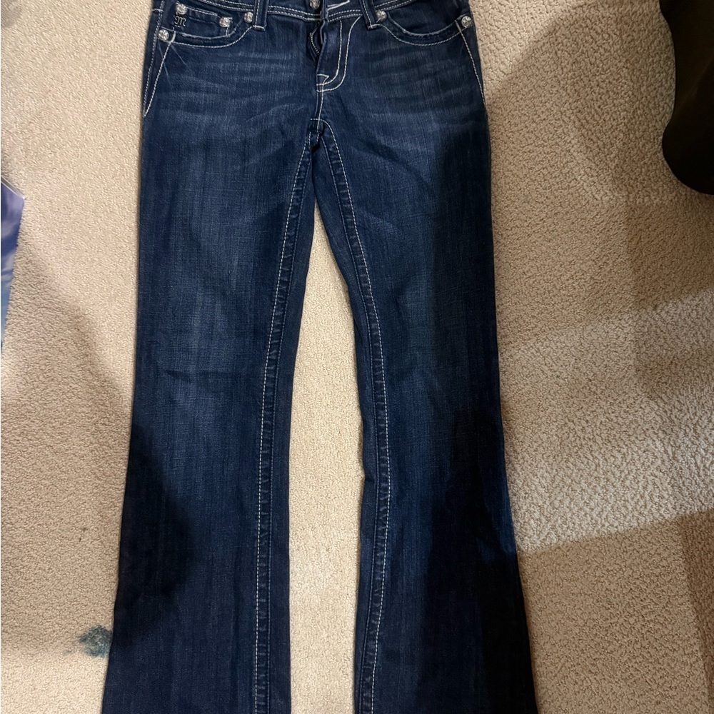 Miss Me Dark Blue Boot Cut Jeans